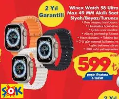 WİNEX WATCH S8 ULTRA MAX 49 MM AKILLI SAAT